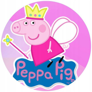 Opłatek Na Tort 20cm Świnka Peppa Twój Napis Pig
