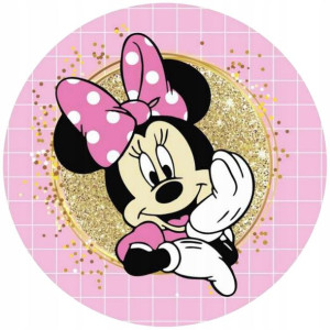 Opłatek Na Tort 20cm Myszka Minnie Twój Napis Imię