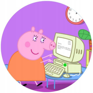 Opłatek Na Tort 20cm Świnka Peppa Twój Napis Pig