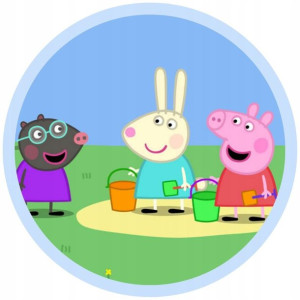 Opłatek Na Tort 20cm Świnka Peppa Twój Napis Pig