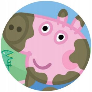 Opłatek Na Tort 20cm Świnka Peppa Twój Napis Pig