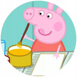 Opłatek Na Tort 20cm Świnka Peppa Twój Napis Pig