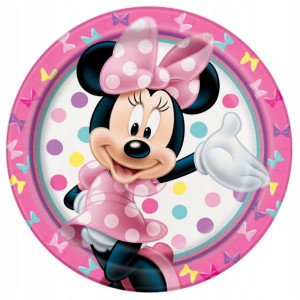 Opłatek Na Tort 20cm Myszka Minnie Twój Napis Imię