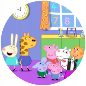 Opłatek Na Tort 20cm Świnka Peppa Twój Napis Pig