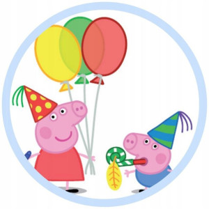 Opłatek Na Tort 20cm Świnka Peppa Twój Napis Pig