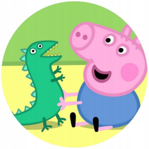 Opłatek Na Tort 20cm Świnka Peppa Twój Napis Pig