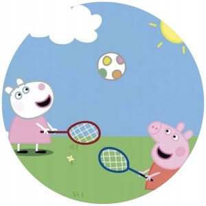 Opłatek Na Tort 20cm Świnka Peppa Twój Napis Pig