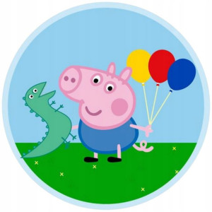 Opłatek Na Tort 20cm Świnka Peppa Twój Napis Pig