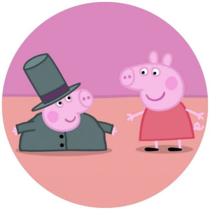 Opłatek Na Tort 20cm Świnka Peppa Twój Napis Pig