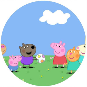 Opłatek Na Tort 20cm Świnka Peppa Twój Napis Pig
