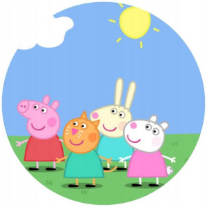 Opłatek Na Tort 20cm Świnka Peppa Twój Napis Pig
