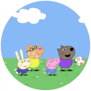 Opłatek Na Tort 20cm Świnka Peppa Twój Napis Pig