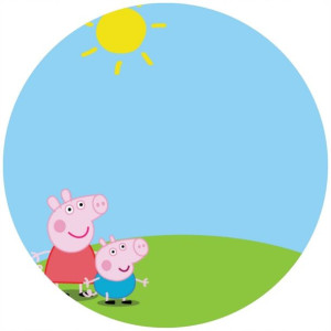 Opłatek Na Tort 20cm Świnka Peppa Twój Napis Pig