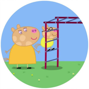 Opłatek Na Tort 20cm Świnka Peppa Twój Napis Pig