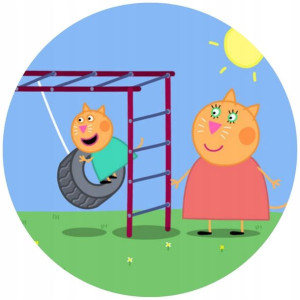 Opłatek Na Tort 20cm Świnka Peppa Twój Napis Pig