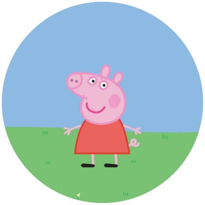 Opłatek Na Tort 20cm Świnka Peppa Twój Napis Pig