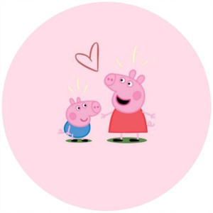 Opłatek Na Tort 20cm Świnka Peppa Twój Napis Pig