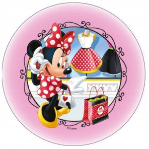 Opłatek Na Tort 20cm Myszka Minnie Twój Napis Imię