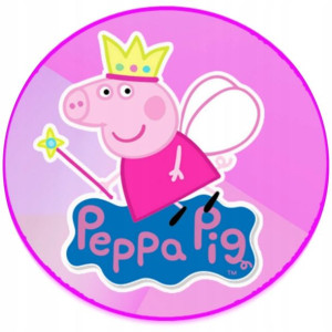 Opłatek Na Tort 20cm Świnka Peppa Twój Napis Pig