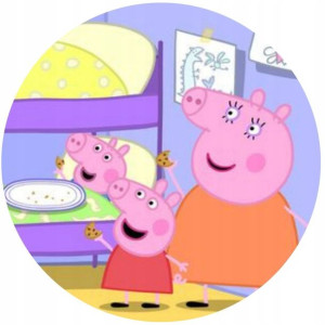 Opłatek Na Tort 20cm Świnka Peppa Twój Napis Pig