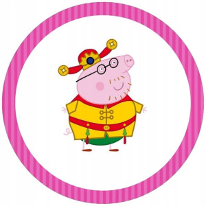 Opłatek Na Tort 20cm Świnka Peppa Twój Napis Pig