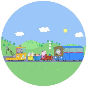 Opłatek Na Tort 20cm Świnka Peppa Twój Napis Pig
