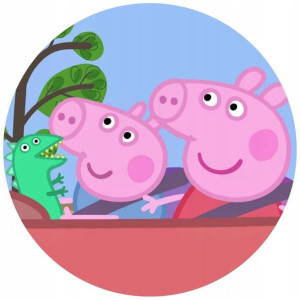 Opłatek Na Tort 20cm Świnka Peppa Twój Napis Pig