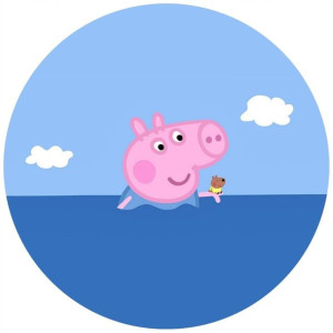 Opłatek Na Tort 20cm Świnka Peppa Twój Napis Pig