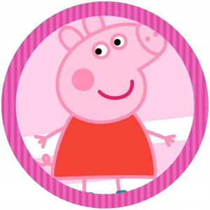 Opłatek Na Tort 20cm Świnka Peppa Twój Napis Pig