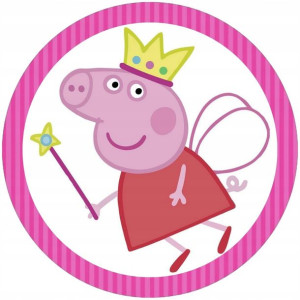 Opłatek Na Tort 20cm Świnka Peppa Twój Napis Pig