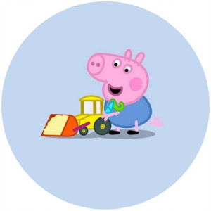 Opłatek Na Tort 20cm Świnka Peppa Twój Napis Pig