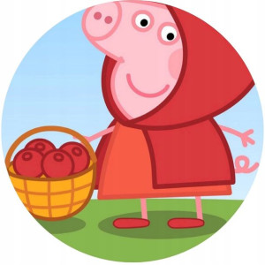 Opłatek Na Tort 20cm Świnka Peppa Twój Napis Pig