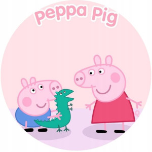 Opłatek Na Tort 20cm Świnka Peppa Twój Napis Pig