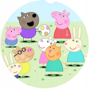 Opłatek Na Tort 20cm Świnka Peppa Twój Napis Pig