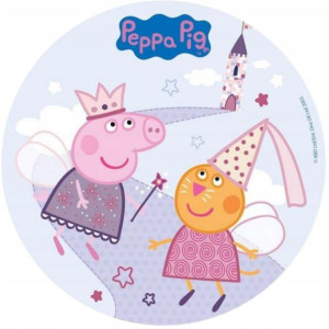 Opłatek Na Tort 20cm Świnka Peppa Twój Napis Pig