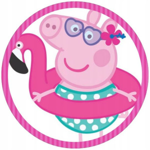 Opłatek Na Tort 20cm Świnka Peppa Twój Napis Pig