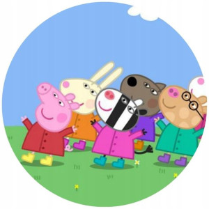Opłatek Na Tort 20cm Świnka Peppa Twój Napis Pig