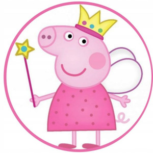 Opłatek Na Tort 20cm Świnka Peppa Twój Napis Pig