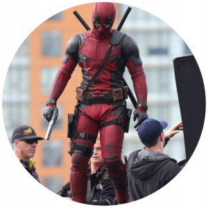 Opłatek Na Tort 20cm Deadpool Twój Napis Gratis
