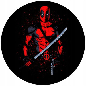 Opłatek Na Tort 20cm Deadpool Twój Napis Gratis