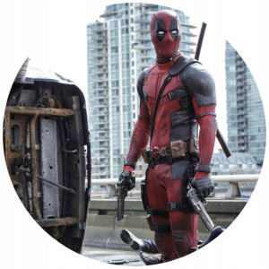 Opłatek Na Tort 20cm Deadpool Twój Napis Gratis