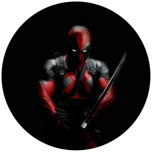 Opłatek Na Tort 20cm Deadpool Twój Napis Gratis