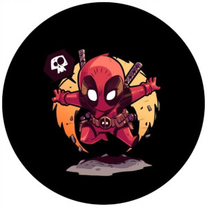 Opłatek Na Tort 20cm Deadpool Twój Napis Gratis