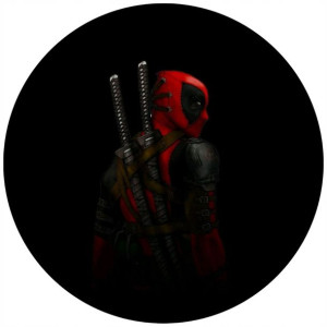 Opłatek Na Tort 20cm Deadpool Twój Napis Gratis