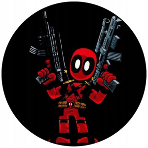 Opłatek Na Tort 20cm Deadpool Twój Napis Gratis