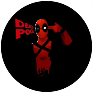 Opłatek Na Tort 20cm Deadpool Twój Napis Gratis
