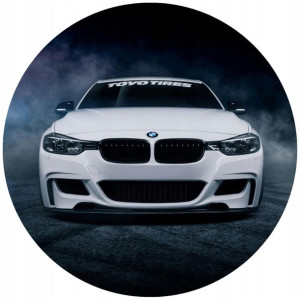 Opłatek Na Tort 20cm Bmw Efekt Dymu Twój Napis