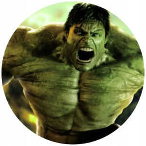 Opłatek Na Tort 20cm Hulk Twój Napis Gratis Super