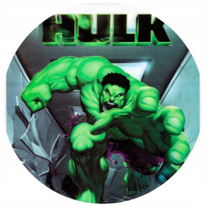 Opłatek Na Tort 20cm Hulk Twój Napis Gratis Super