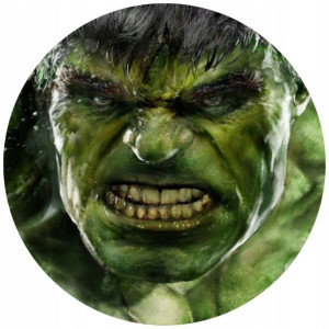 Opłatek Na Tort 20cm Hulk Twój Napis Gratis Super